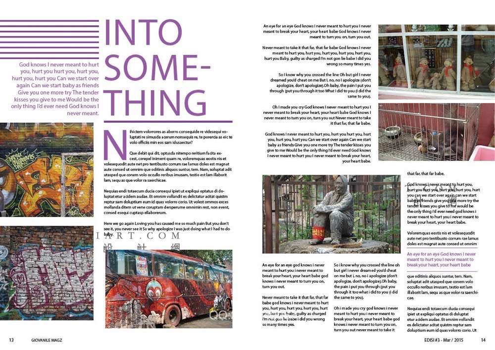 国外高级时尚艺术品收藏排版版式杂志indesign软件专用设计模板