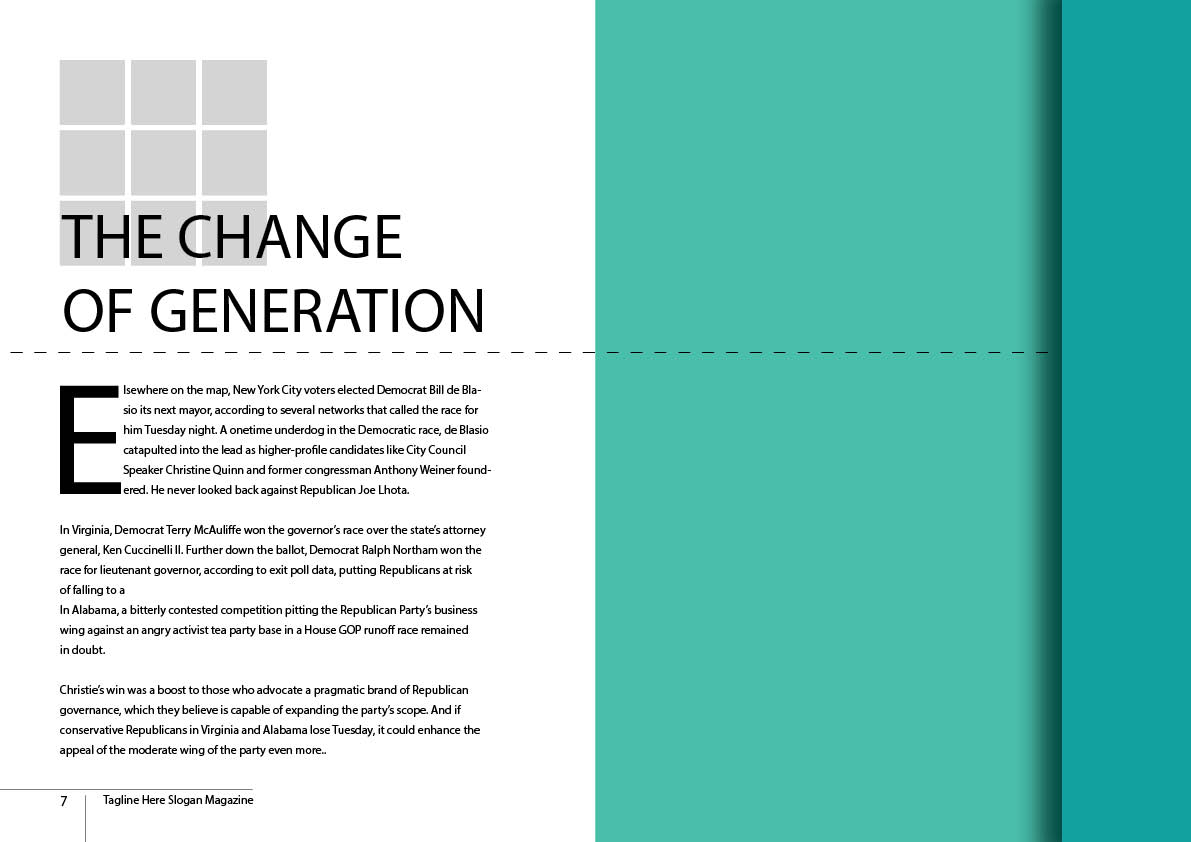 现代简约多用途杂志图册版式产品目录id排版indesign设计模板源文件