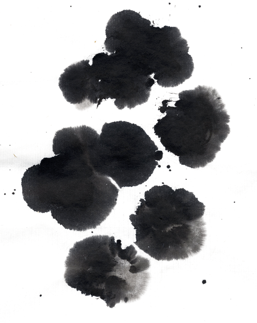 中国风墨迹喷溅渲染ps素材笔刷psd水墨笔触古典古风毛笔笔刷