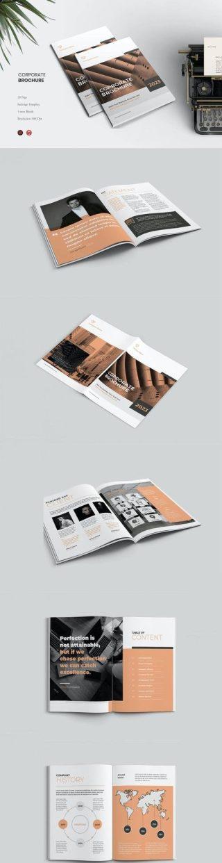平面设计Indesign画册版式设计源文件宣传册排版素材文件模版 – 版式设计网