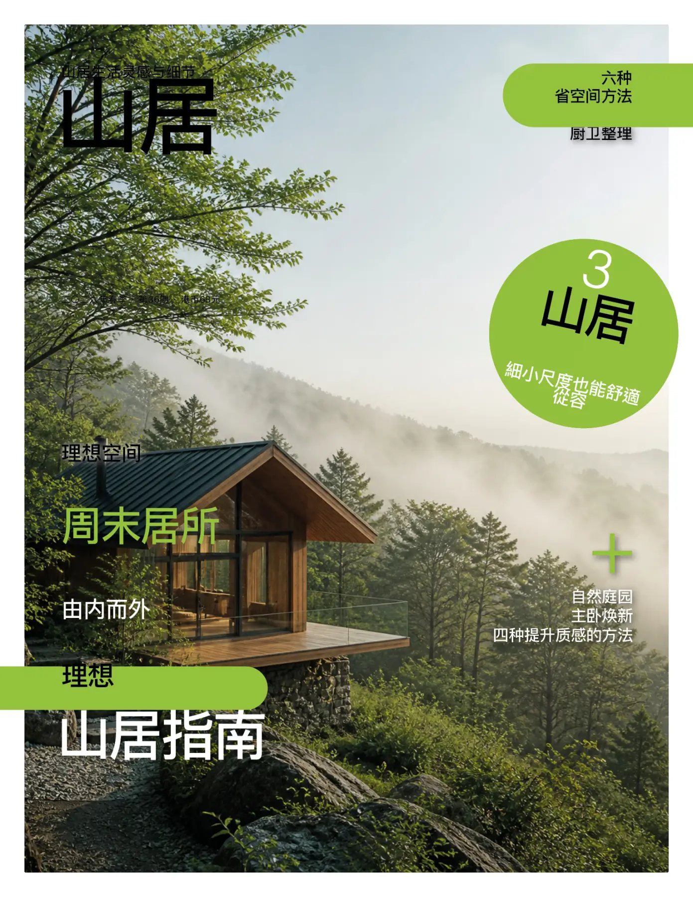 4款建筑与旅行杂志封面InDesign模板 版式预览2