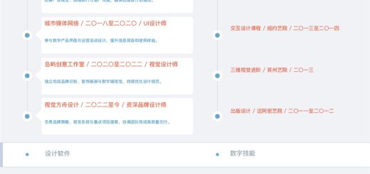 简约平面设计师简历InDesign模板 特色图片