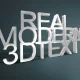 6款真实3D立体文字效果PSD模板 特色图片
