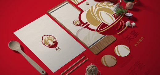 餐饮品牌视觉样机PSD模板 特色图片