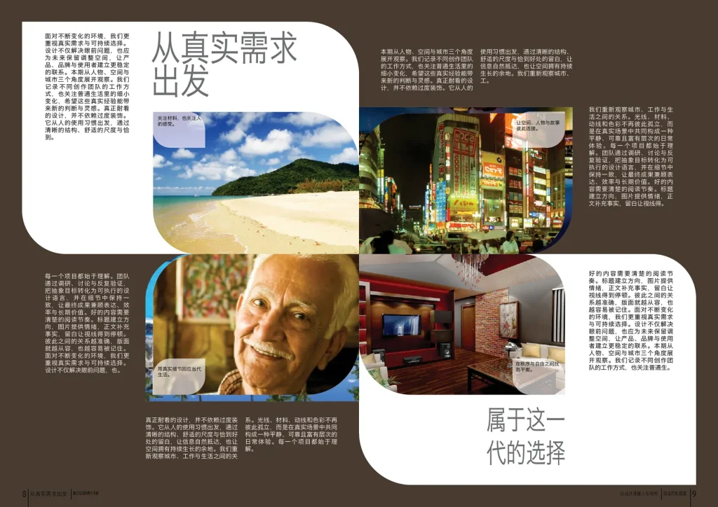 多用途杂志InDesign模板合集-A4 Letter平板版 第5张清晰版式预览