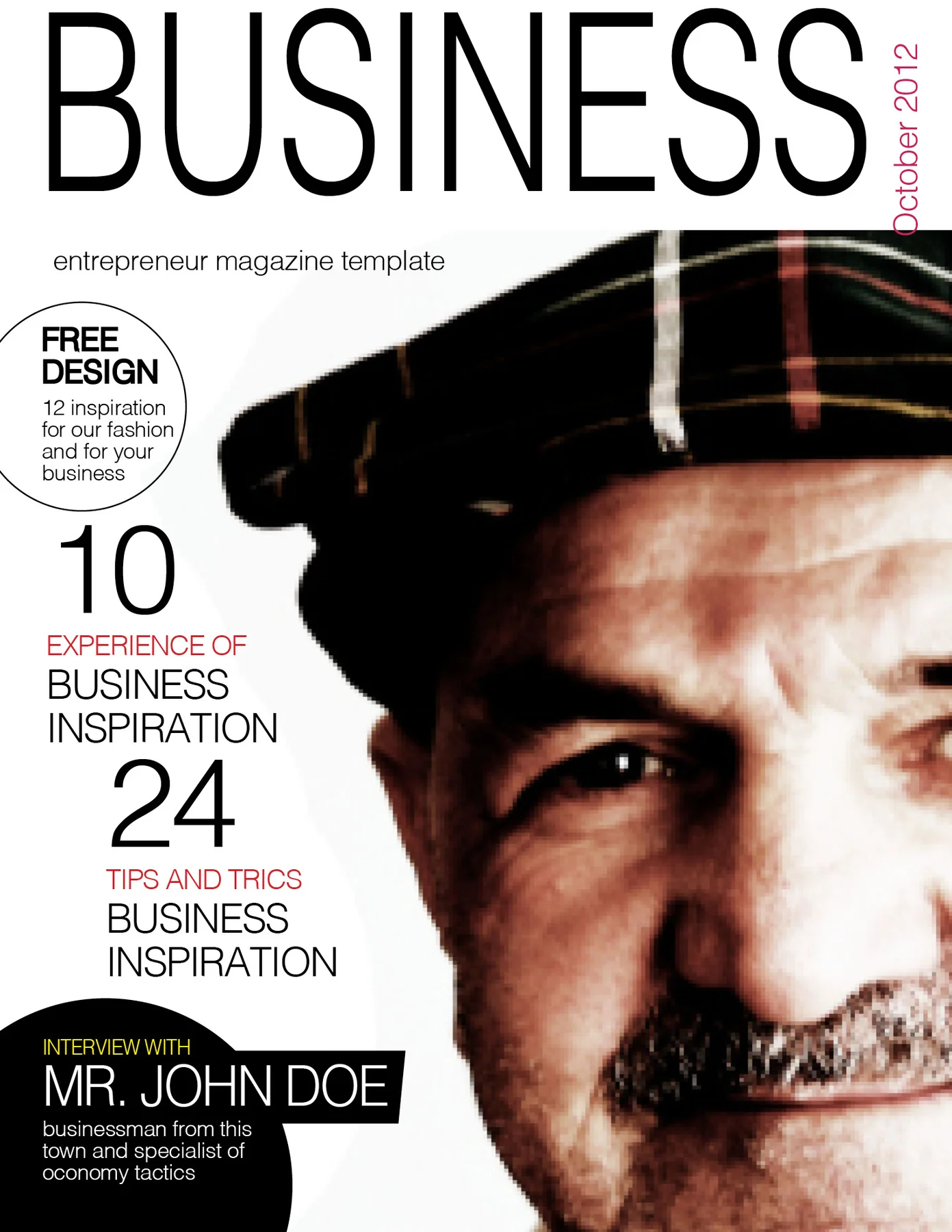 多用途杂志InDesign模板合集-A4 Letter平板版 第37张清晰版式预览