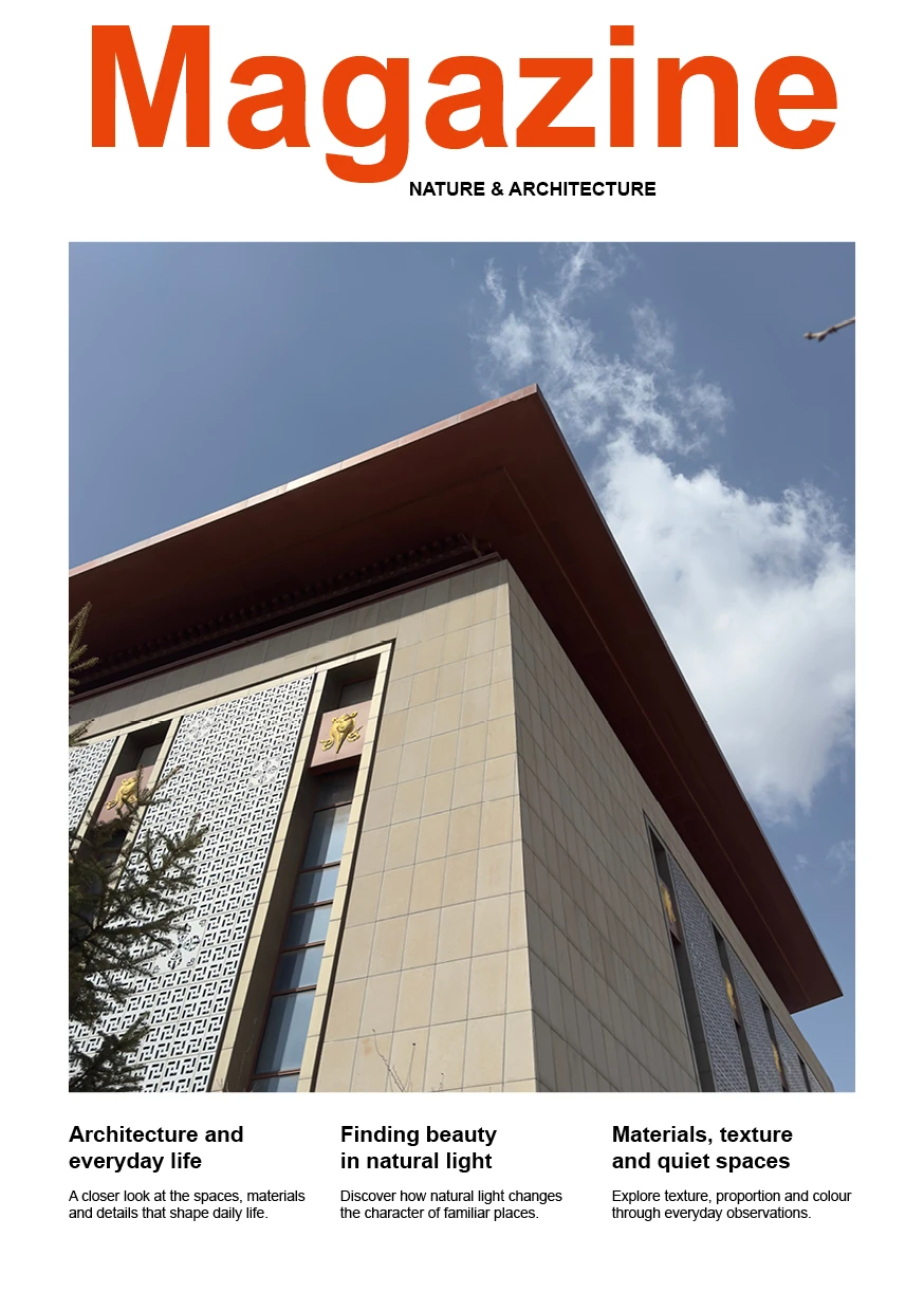 自然建筑杂志排版InDesign模板-30页A5外文可编辑源文件 第1张清晰版式预览